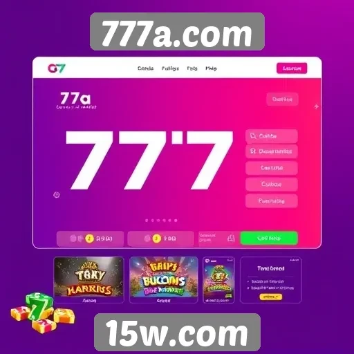 Interface do usuário no 777a.com apresenta melhorias significativas